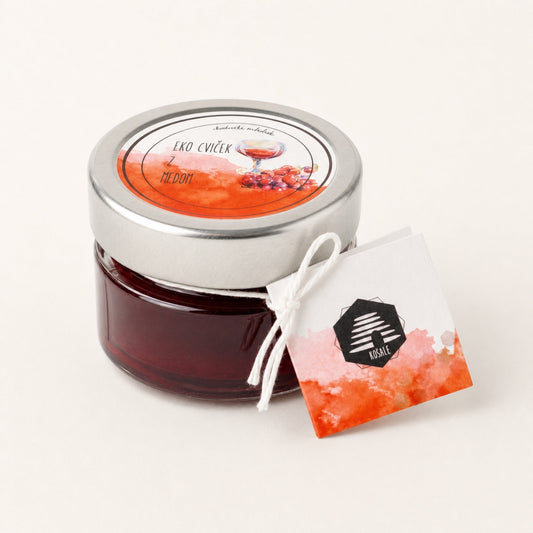 EKO cviček z medom – 60 g kozarec