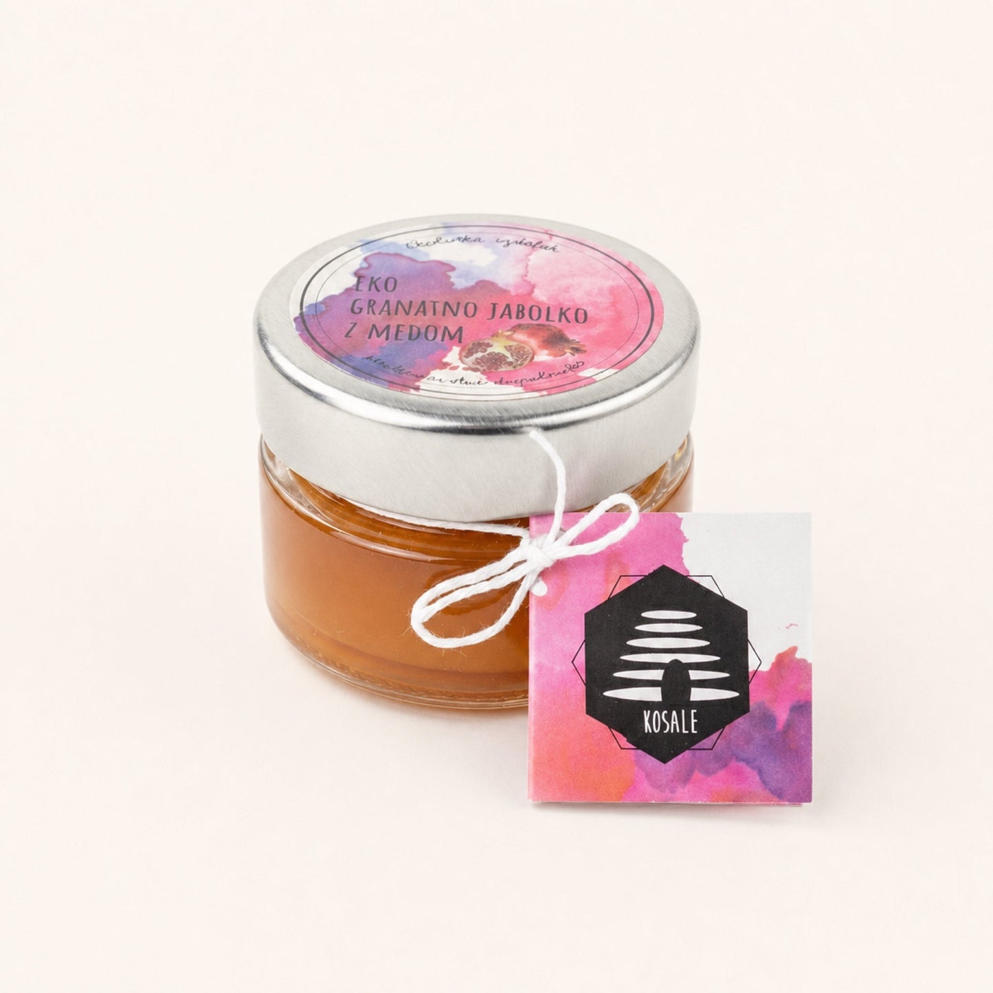 EKO granatno jabolko z medom – 60 g kozarec