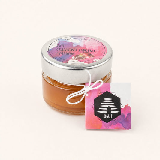 EKO granatno jabolko z medom – 60 g kozarec