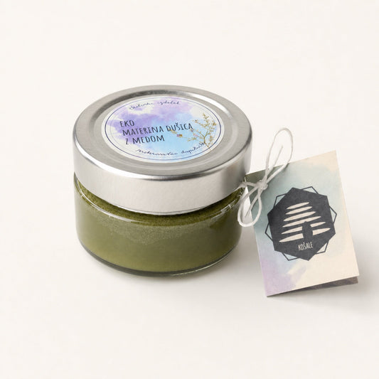 EKO materina dušica z medom – 125 g kozarec