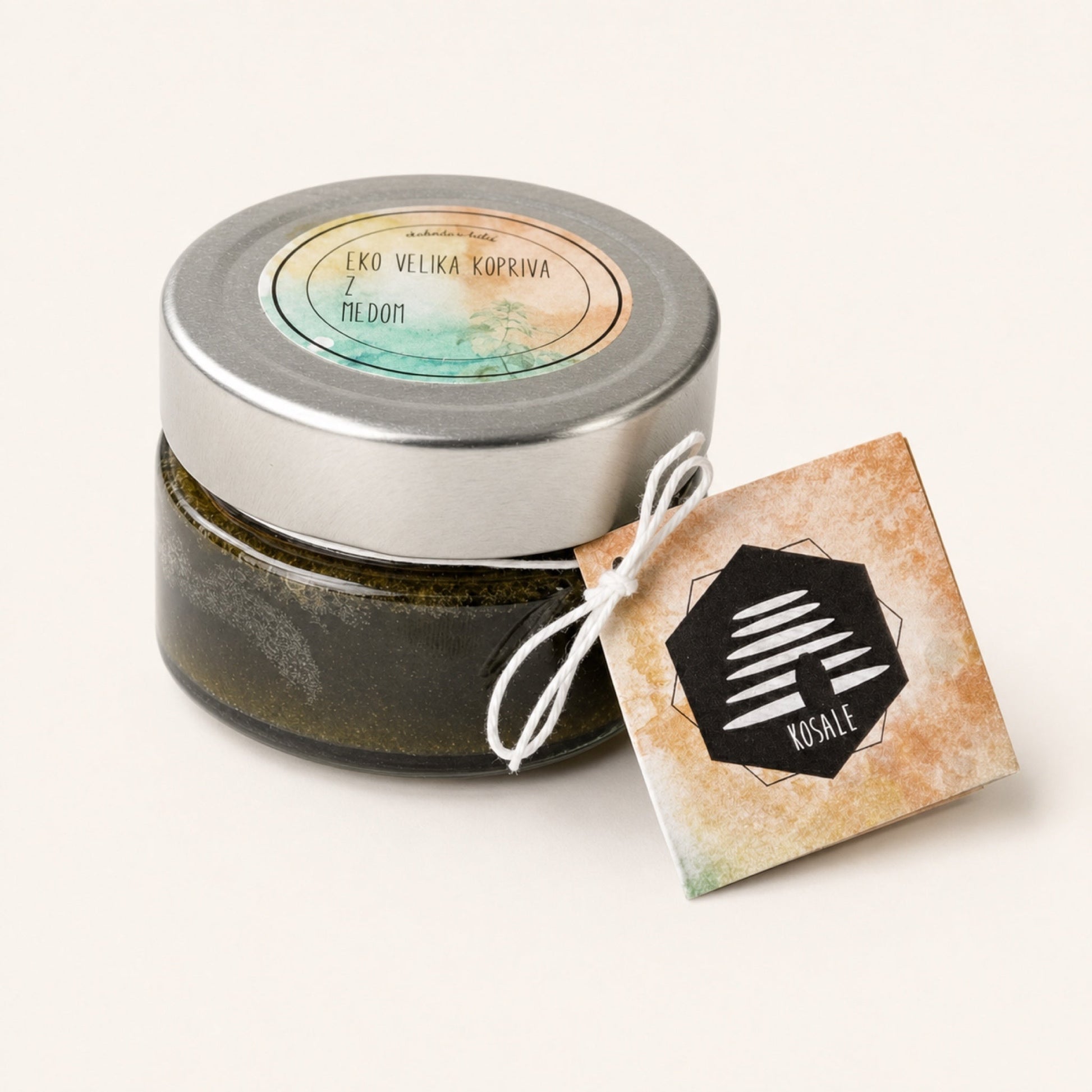 EKO velika kopriva z medom: 125 g kozarec